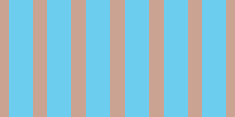 #6dcdee, #caa393 vertical lines, fifty pixels wide, eighty-two pixels apart