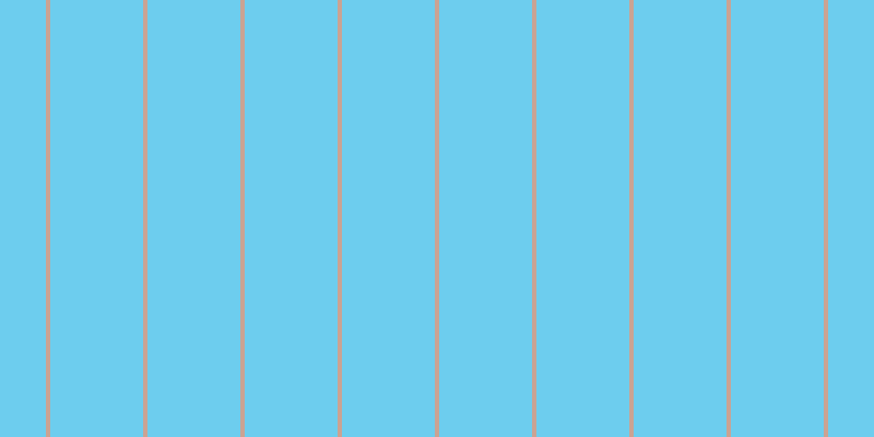 #6dcdee, #caa393 vertical lines, four pixels wide, eighty-five pixels apart