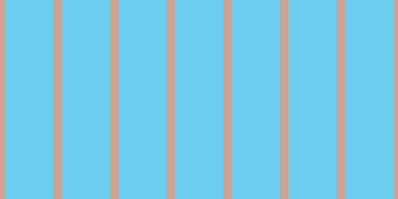 #6dcdee, #caa393 vertical lines, seventeen pixels wide, ninety-seven pixels apart
