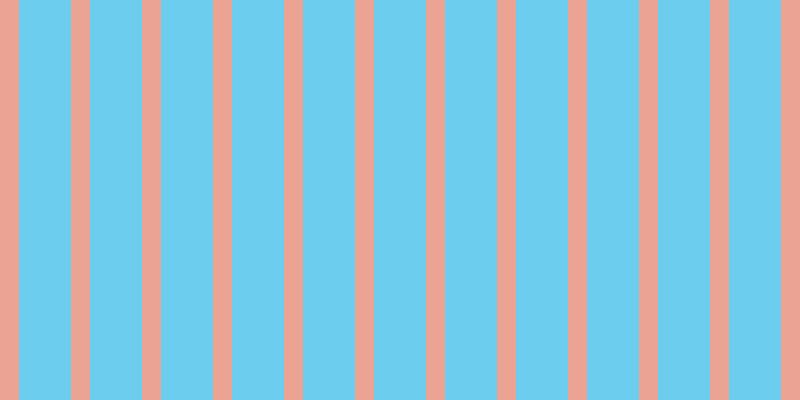 #6dcdee, #eba393 vertical lines, nineteen pixels wide, fifty-two pixels apart