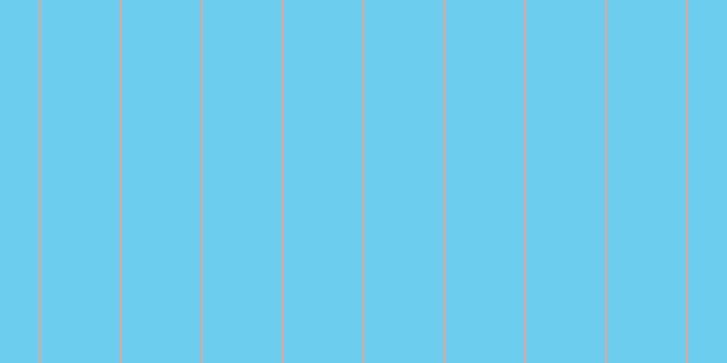 #6dcdee, #eba393 vertical lines, two pixels wide, eighty-seven pixels apart