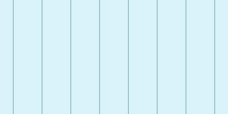 #6dcdee (25%), #67a393 vertical lines, two pixels wide, ninety-nine pixels apart