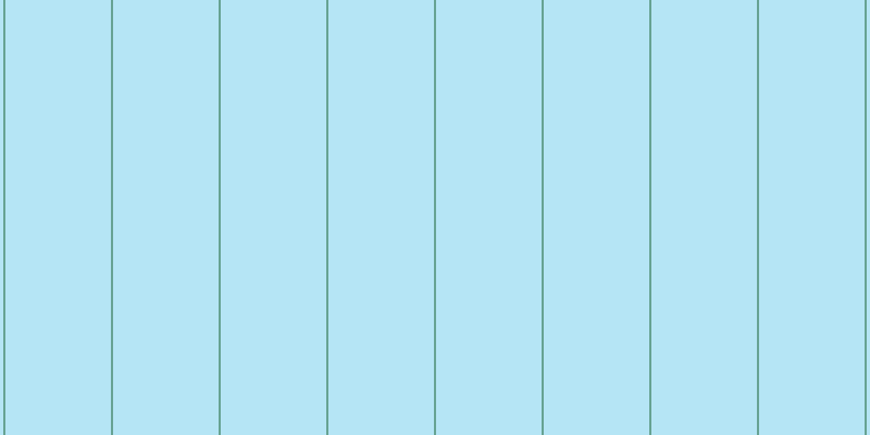#6dcdee (50%), #67a393 vertical lines, two pixels wide, ninety-seven pixels apart