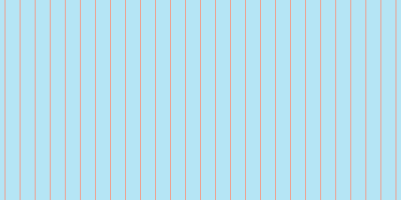 #6dcdee (50%), #eba393 vertical lines, two pixels wide, twenty-eight pixels apart