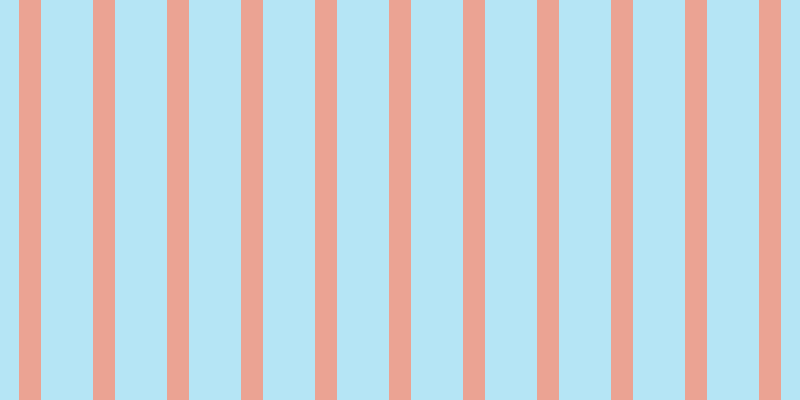 #6dcdee (50%), #eba393 vertical lines, twenty-two pixels wide, fifty-two pixels apart