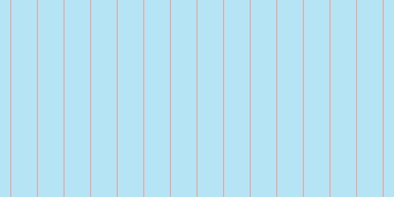 #6dcdee (50%), #eba393 vertical lines, two pixels wide, fifty-two pixels apart