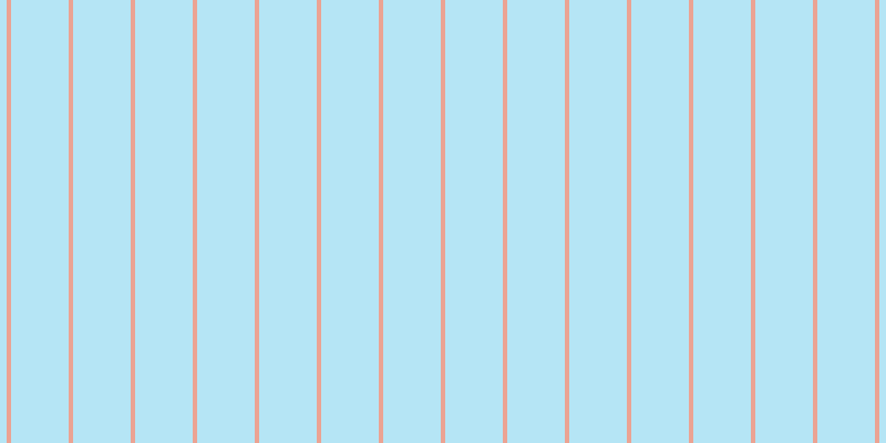 #6dcdee (50%), #eba393 vertical lines, four pixels wide, fifty-two pixels apart