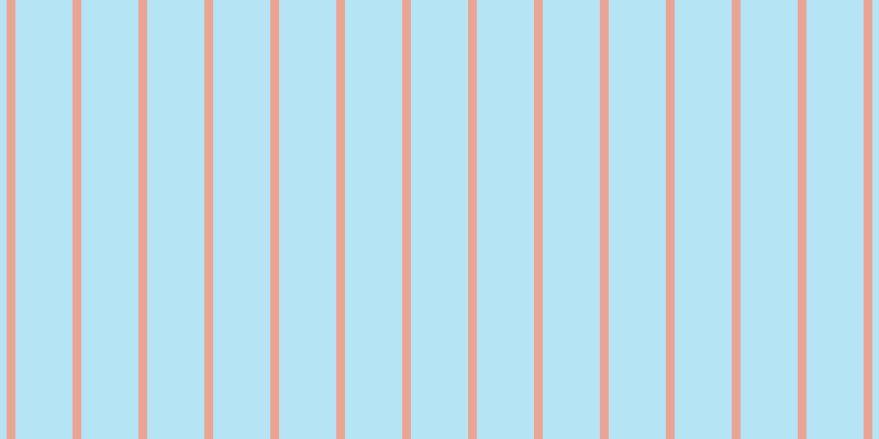 #6dcdee (50%), #eba393 vertical lines, eight pixels wide, fifty-two pixels apart