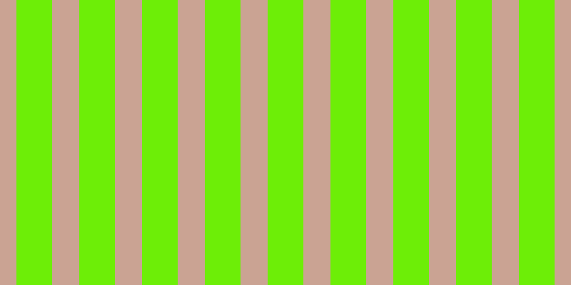 #6dee07, #caa393 vertical lines, thirty-eight pixels wide, fifty pixels apart