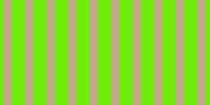 #6dee07, #caa393 vertical lines, thirty pixels wide, fifty-two pixels apart