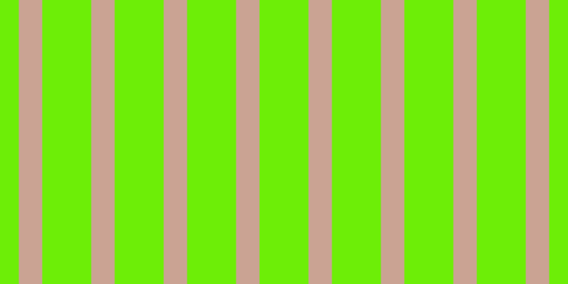 #6dee07, #caa393 vertical lines, thirty-three pixels wide, sixty-nine pixels apart