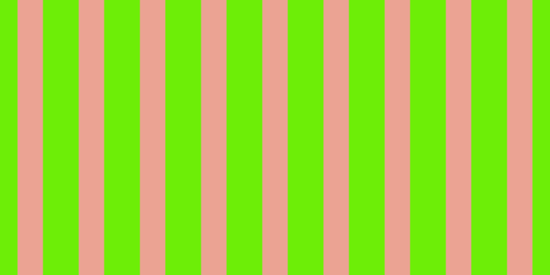 #6dee07, #eba393 vertical lines, thirty-seven pixels wide, fifty-two pixels apart