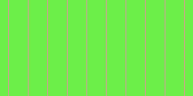 #6dee49, #caa393 vertical lines, four pixels wide, seventy-seven pixels apart