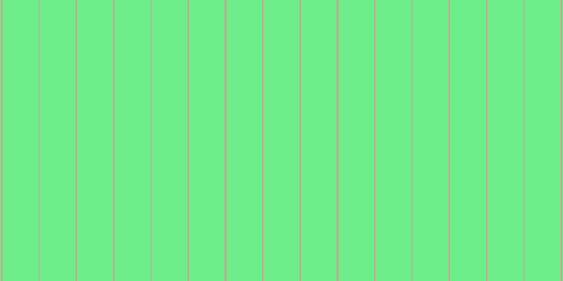 #6dee8b, #caa393 vertical lines, two pixels wide, fifty-one pixels apart