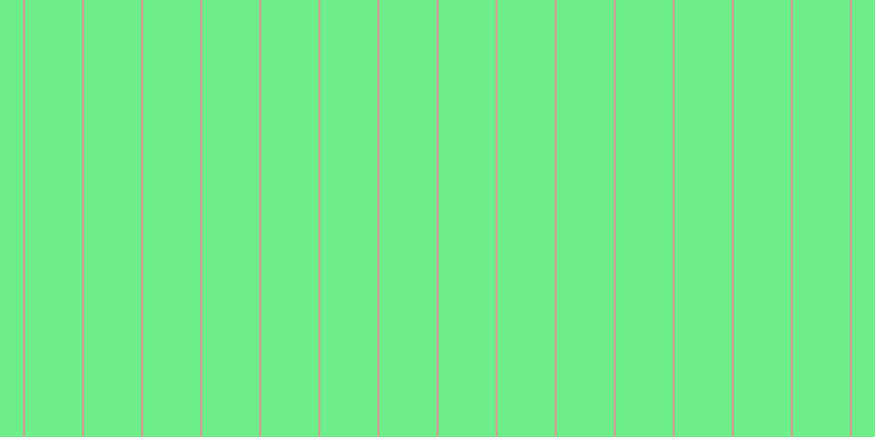#6dee8b, #caa393 vertical lines, two pixels wide, fifty-two pixels apart