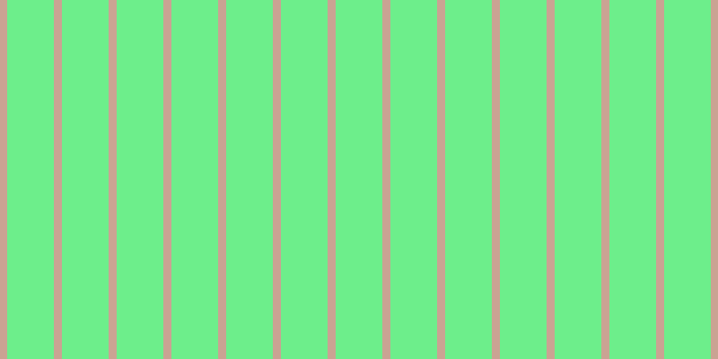 #6dee8b, #caa393 vertical lines, nine pixels wide, fifty-two pixels apart