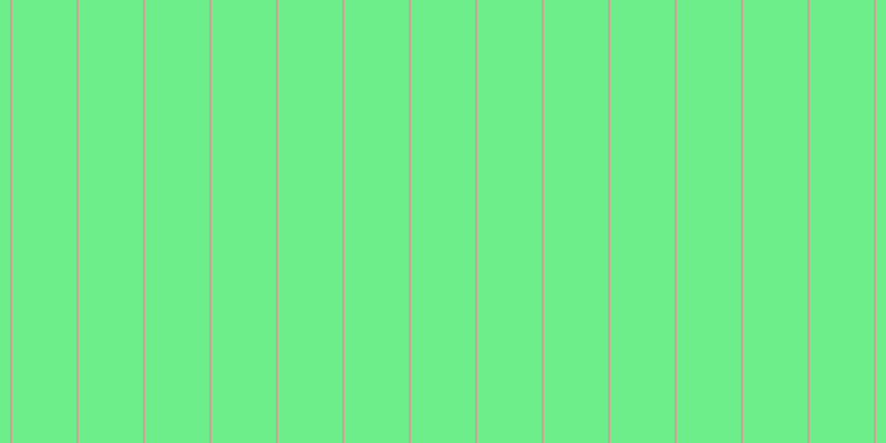#6dee8b, #caa393 vertical lines, two pixels wide, fifty-eight pixels apart