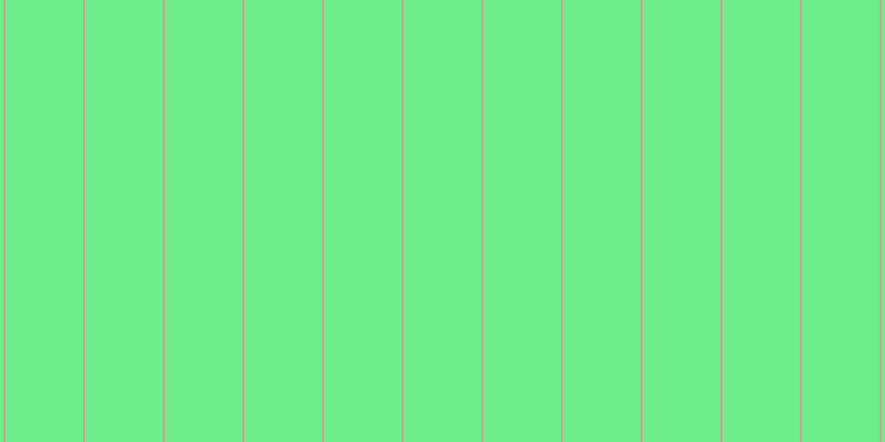 #6dee8b, #caa393 vertical lines, two pixels wide, seventy pixels apart