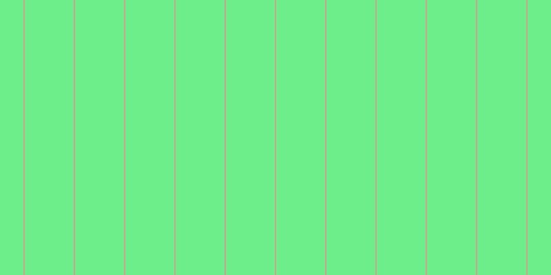 #6dee8b, #caa393 vertical lines, two pixels wide, seventy-one pixels apart
