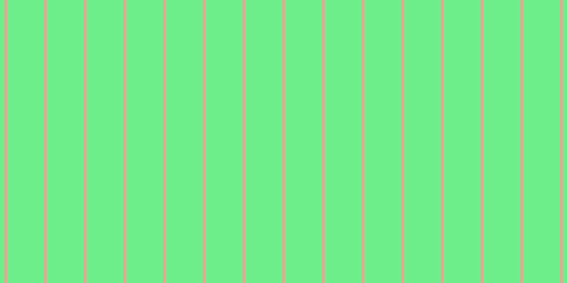 #6dee8b, #eba393 vertical lines, four pixels wide, fifty-two pixels apart