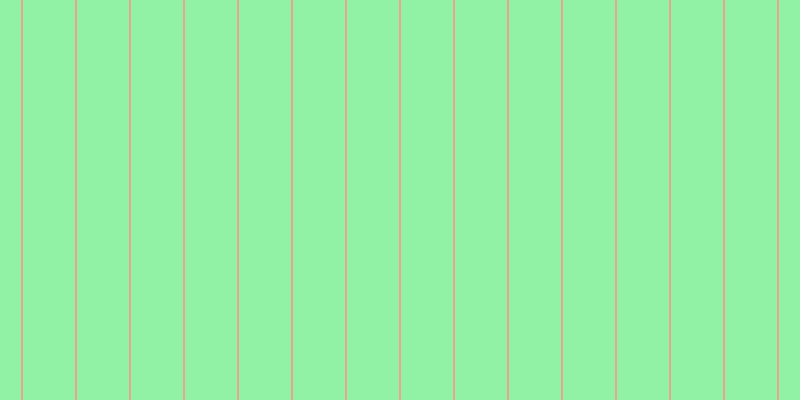 #6dee8b (75%), #eba393 vertical lines, two pixels wide, fifty-two pixels apart