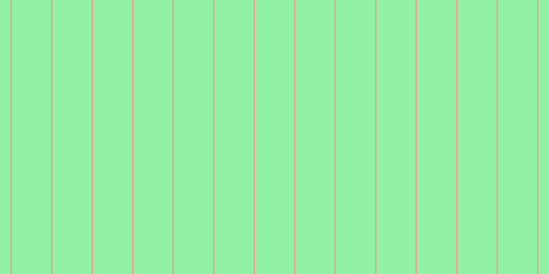 #6dee8b (75%), #eba393 vertical lines, two pixels wide, fifty-seven pixels apart