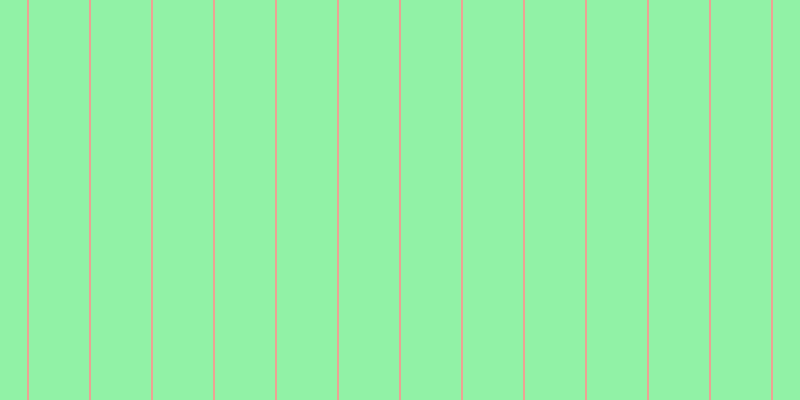 #6dee8b (75%), #eba393 vertical lines, two pixels wide, sixty pixels apart