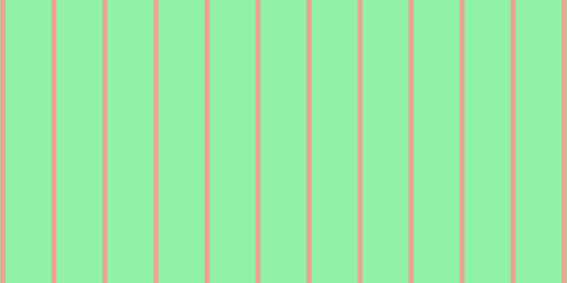 #6dee8b (75%), #eba393 vertical lines, seven pixels wide, sixty-five pixels apart