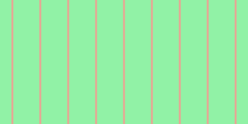 #6dee8b (75%), #eba393 vertical lines, six pixels wide, eighty-four pixels apart