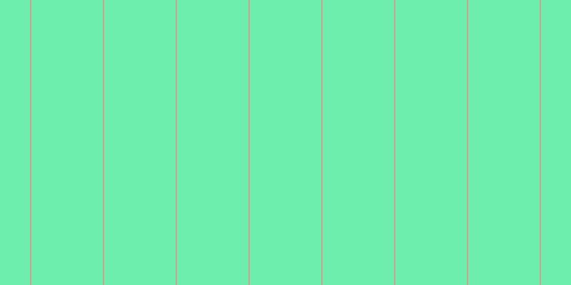 #6deeac, #caa393 vertical lines, two pixels wide, one hundred pixels apart