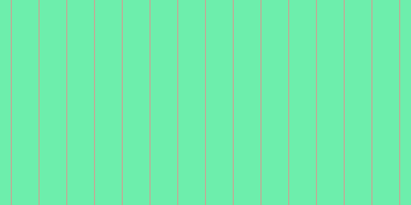 #6deeac, #caa393 vertical lines, two pixels wide, fifty-two pixels apart