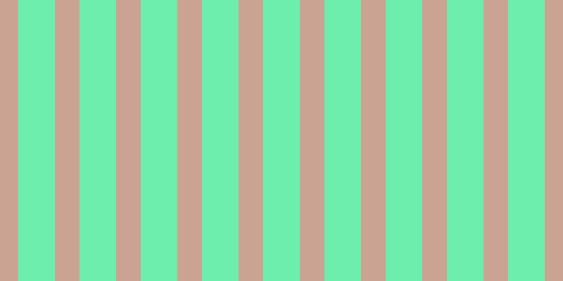 #6deeac, #caa393 vertical lines, thirty-five pixels wide, fifty-two pixels apart