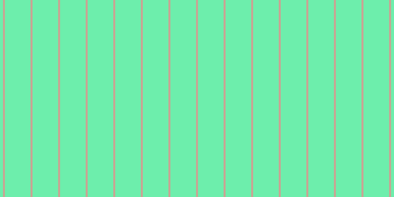 #6deeac, #caa393 vertical lines, four pixels wide, fifty-two pixels apart