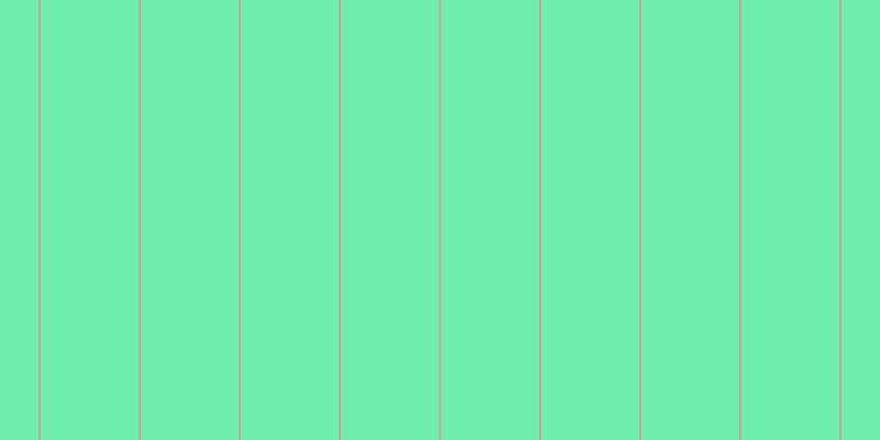 #6deeac, #caa393 vertical lines, two pixels wide, eighty-nine pixels apart