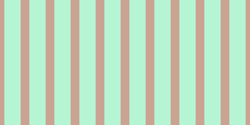 #6deeac (50%), #caa393 vertical lines, twenty-eight pixels wide, fifty-two pixels apart
