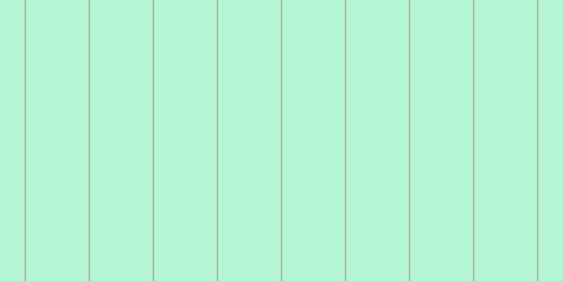 #6deeac (50%), #caa393 vertical lines, two pixels wide, eighty-nine pixels apart