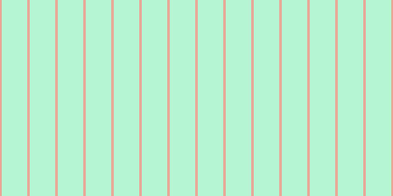 #6deeac (50%), #eba393 vertical lines, five pixels wide, fifty-two pixels apart