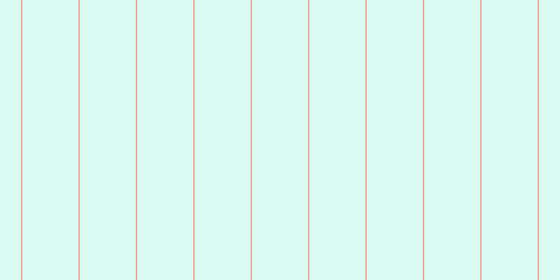 #6deecd (25%), #eba393 vertical lines, two pixels wide, eighty pixels apart
