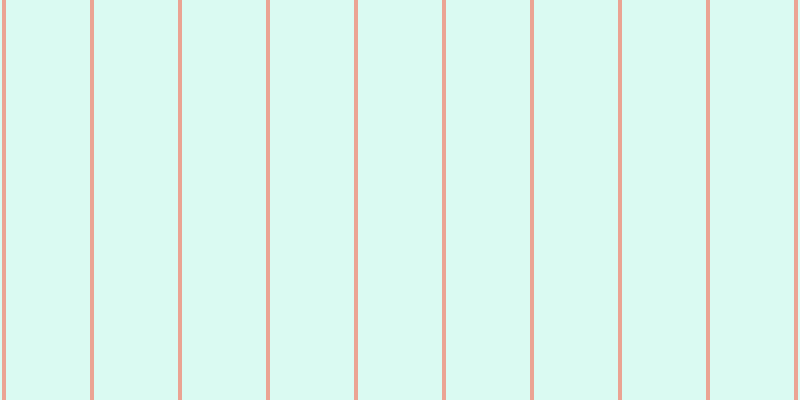 #6deecd (25%), #eba393 vertical lines, four pixels wide, eighty-four pixels apart