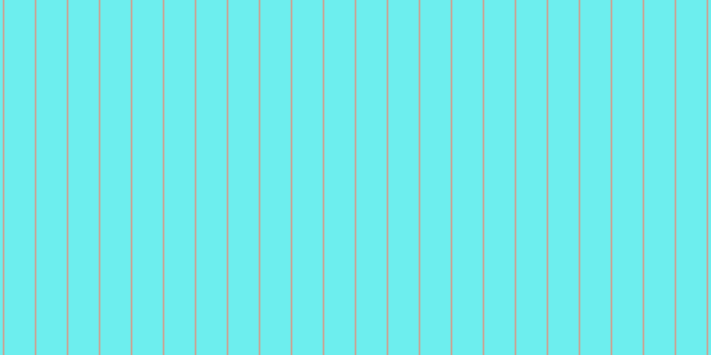#6deeee, #caa393 vertical lines, two pixels wide, thirty-four pixels apart