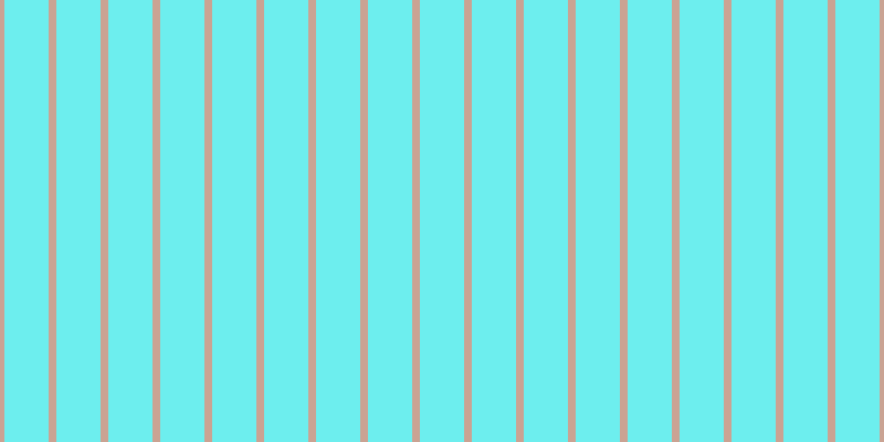 #6deeee, #caa393 vertical lines, seven pixels wide, forty pixels apart