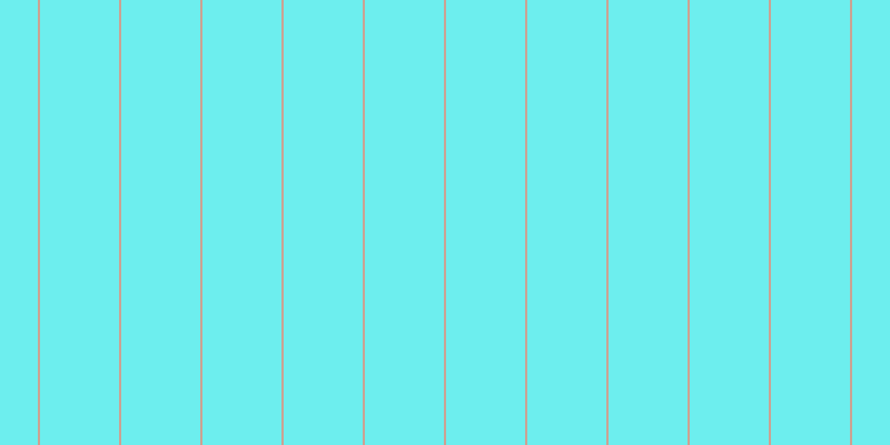 #6deeee, #caa393 vertical lines, two pixels wide, seventy-one pixels apart