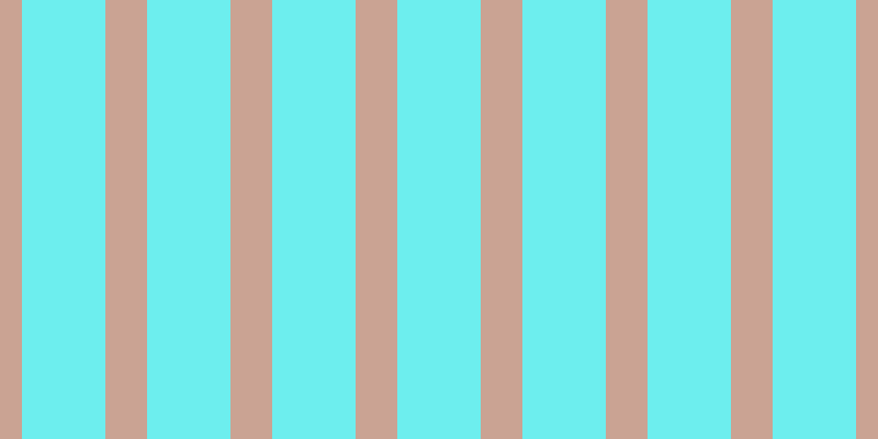 #6deeee, #caa393 vertical lines, thirty-eight pixels wide, seventy-six pixels apart