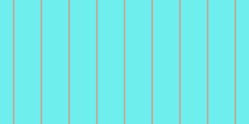#6deeee, #caa393 vertical lines, five pixels wide, eighty-four pixels apart