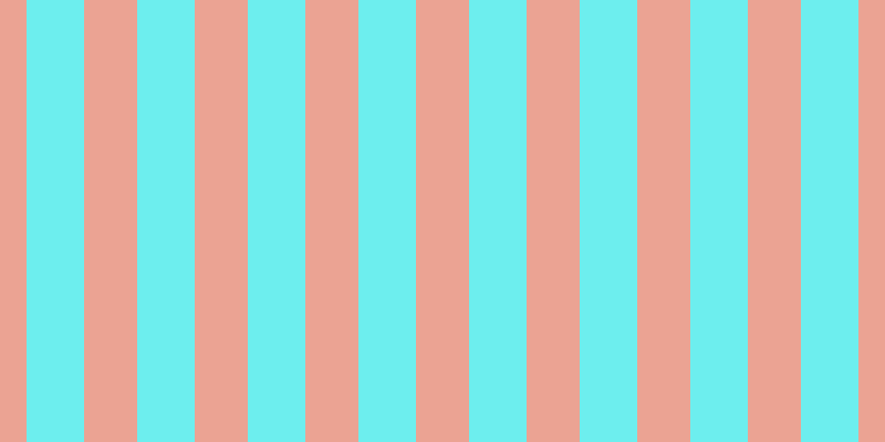 #6deeee, #eba393 vertical lines, forty-eight pixels wide, fifty-two pixels apart