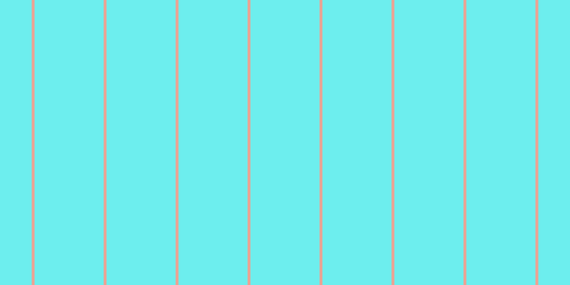 #6deeee, #eba393 vertical lines, four pixels wide, ninety-seven pixels apart