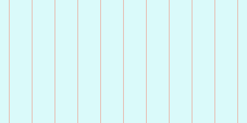 #6deeee (25%), #eba393 vertical lines, two pixels wide, seventy-two pixels apart