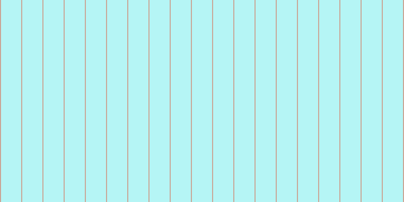 #6deeee (50%), #caa393 vertical lines, two pixels wide, forty pixels apart
