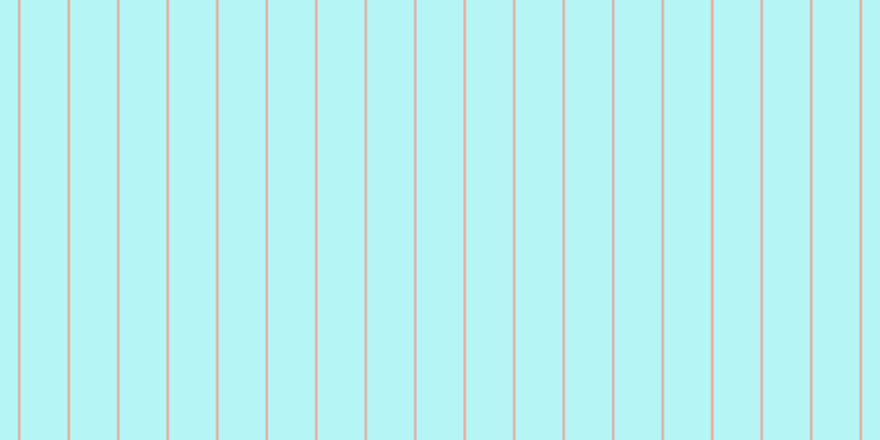 #6deeee (50%), #eba393 vertical lines, two pixels wide, forty-three pixels apart