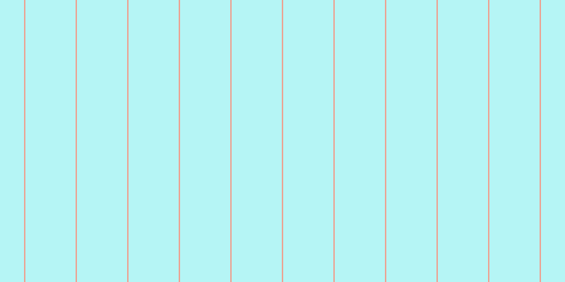 #6deeee (50%), #eba393 vertical lines, two pixels wide, seventy-one pixels apart
